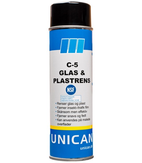 Unican glass- og plastrensespray