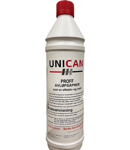 Unican Proff avløpsåpner